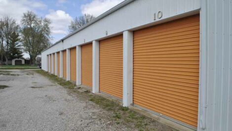 Storage units in Princeville, IL.