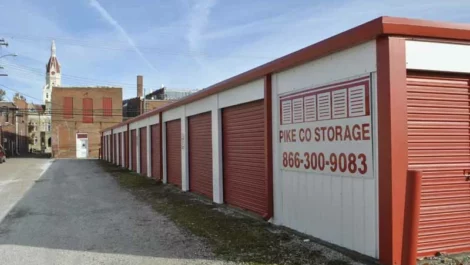 Storage units in Pittsfield, IL.