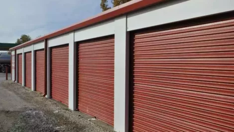 Storage units in Pittsfield, IL.