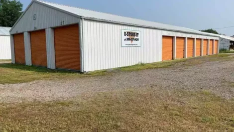 Storage units in Princeville, IL.