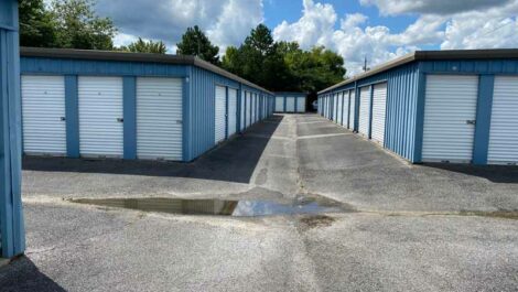 Storage units in Anniston, AL.