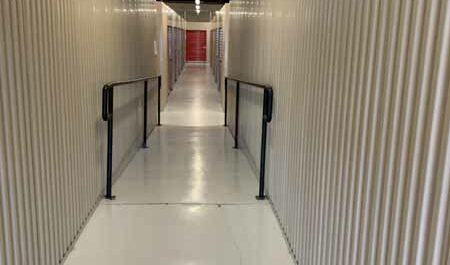 Indoor storage units in Bryan, TX.