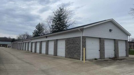 Storage units in Akron, OH.