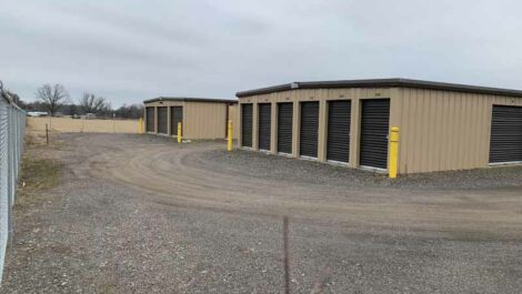 Storage units in Potsville, AR.