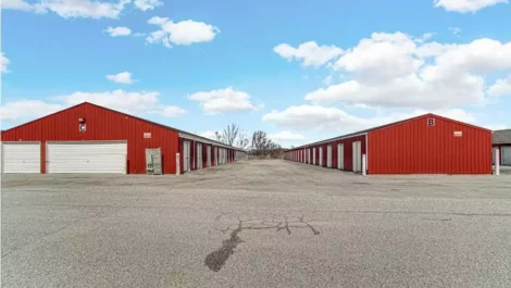 Outdoor storage at Surelock Storage.